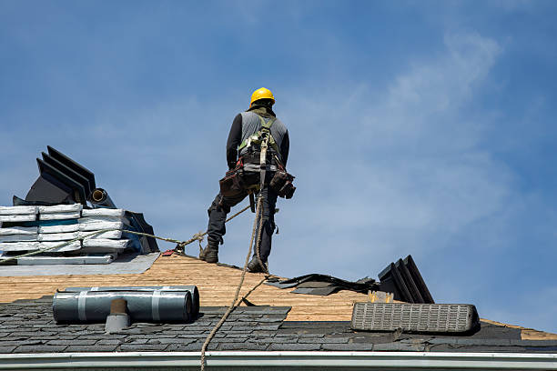 Professional Roof Replacement technician working in Effingham, KS